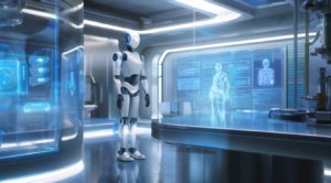 ロボットと研究とホログラム