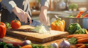 日本アニメ風の料理